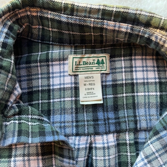 LL Bean flannel shirt (men’s medium) - Picture 2 of 4